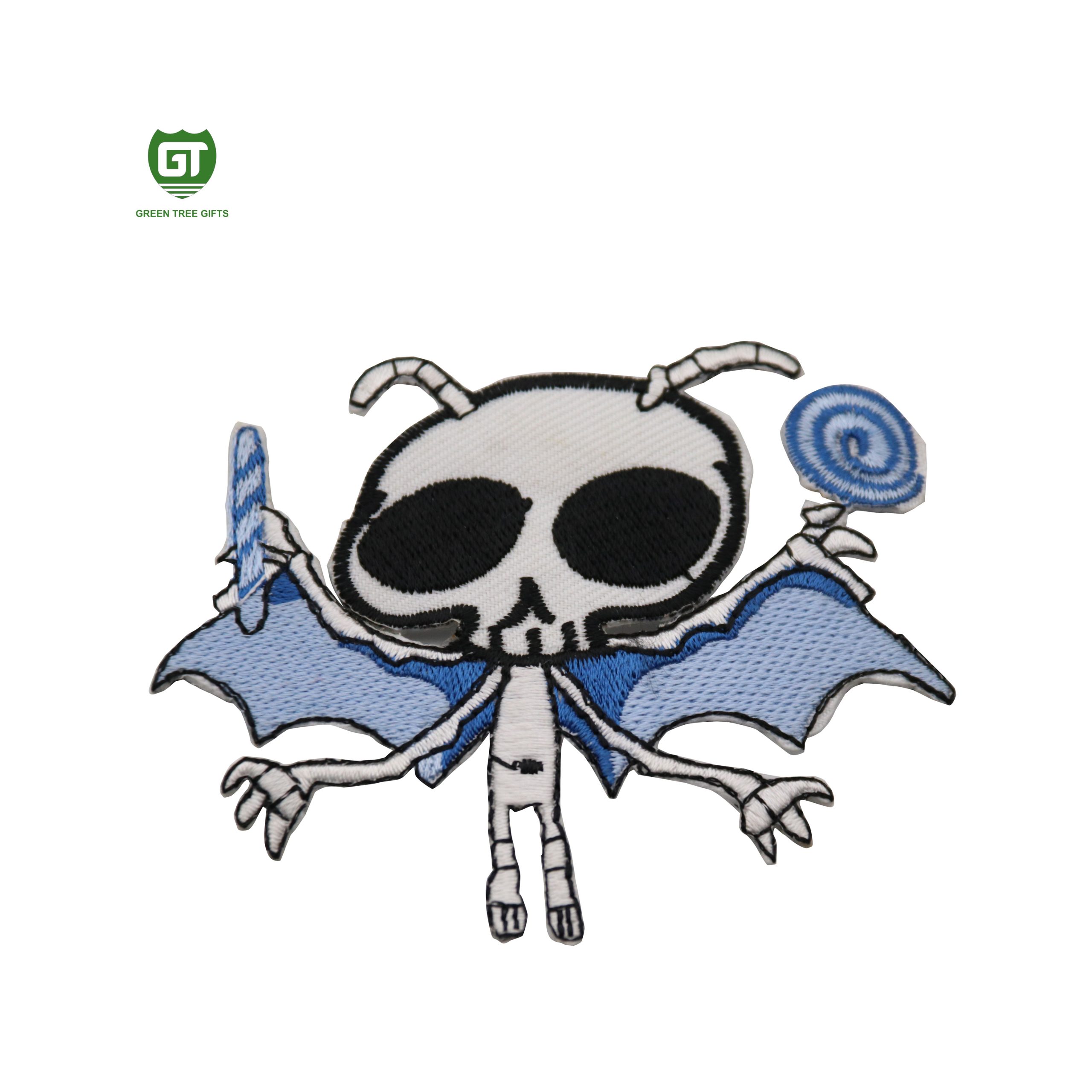 Halloween Skull Little Devil Embroidery Patches