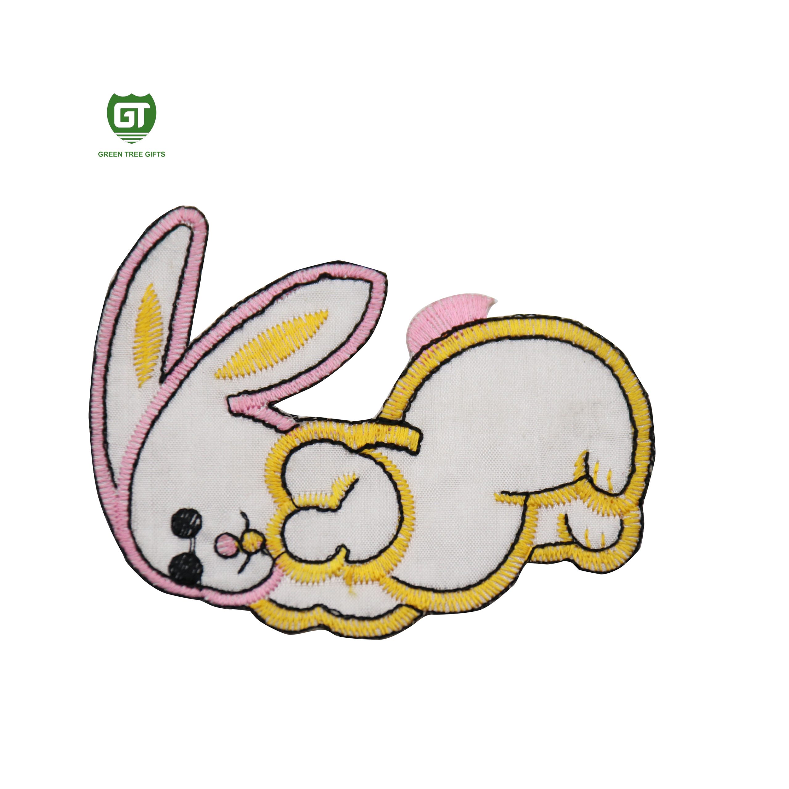 Cartoon White Rabbit Embroidery Patches