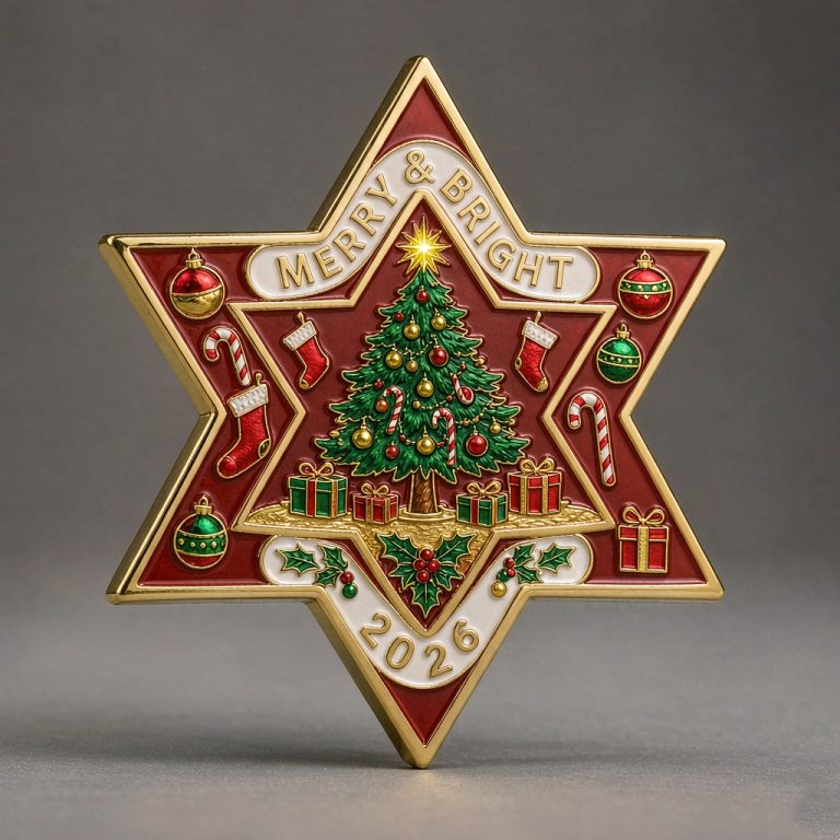Christmas Carol Sheriff Badge