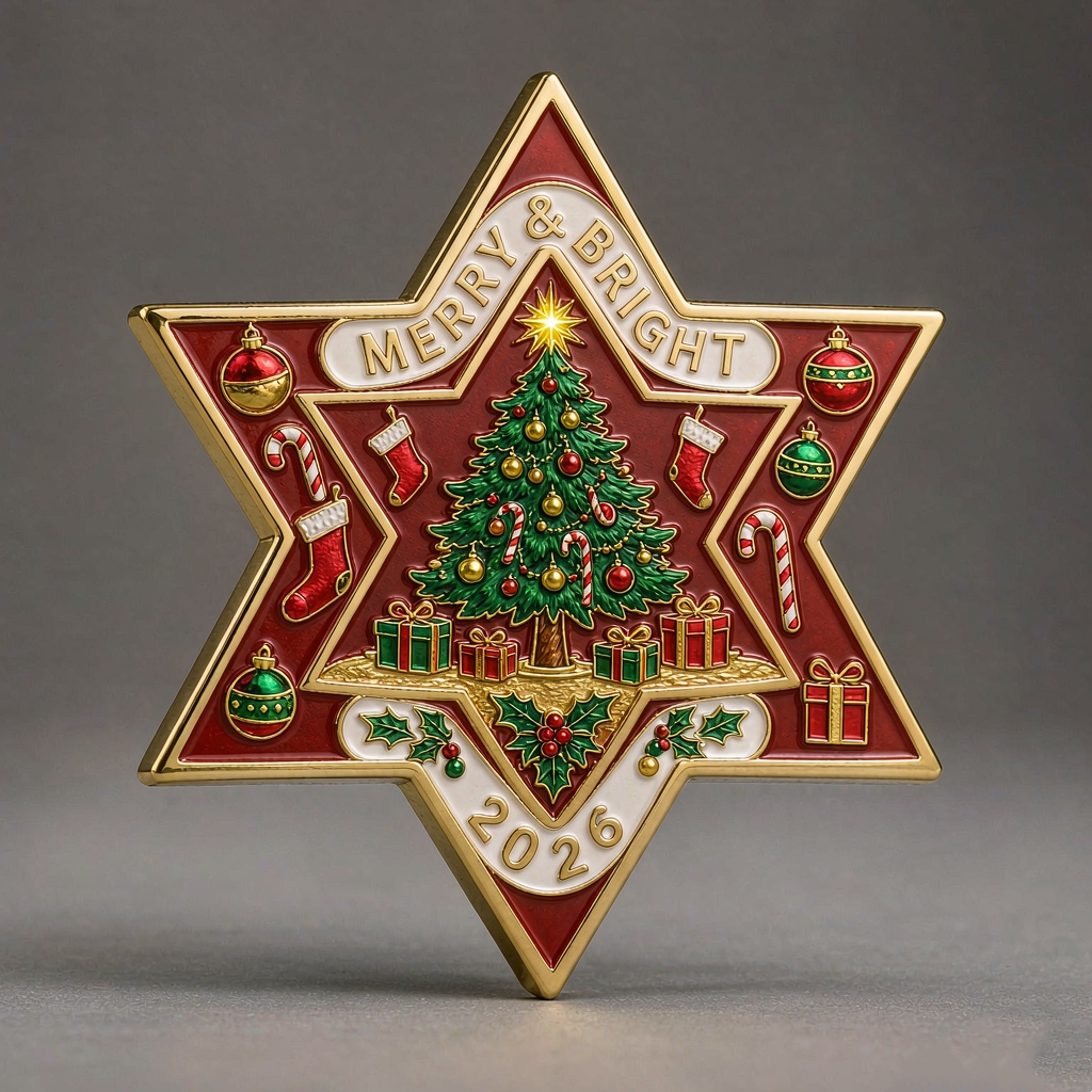 Christmas Carol Sheriff Badge