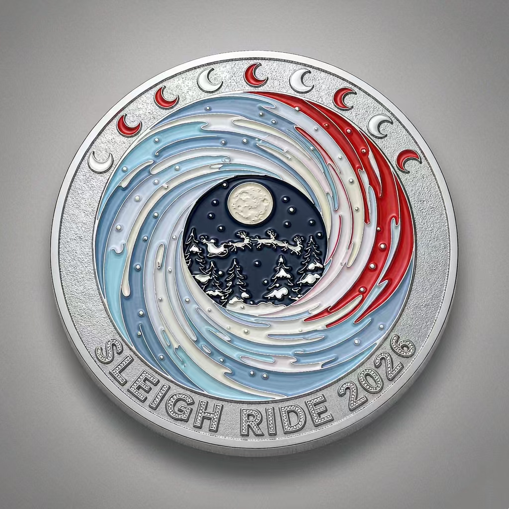 Christmas Sleigh Ride Badge