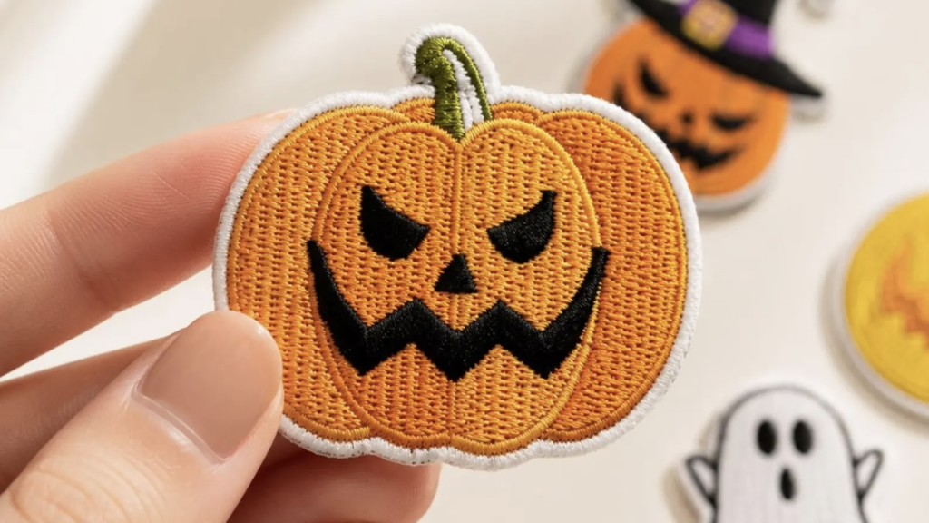 Halloween embroidery patches