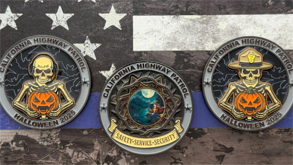 Halloween Challenge Coins and Lapel Pins