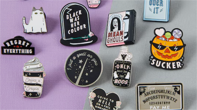 Halloween Challenge Coins and Lapel Pins