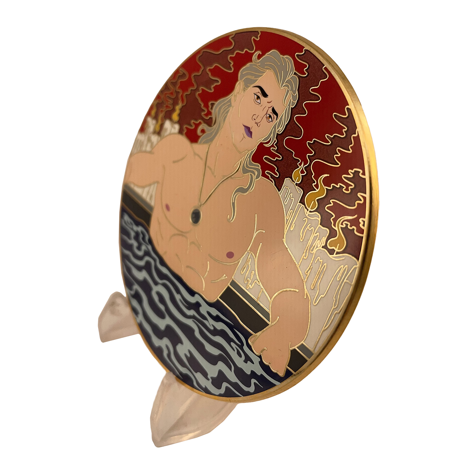 Mystic Dark Portrait Lapel Pin