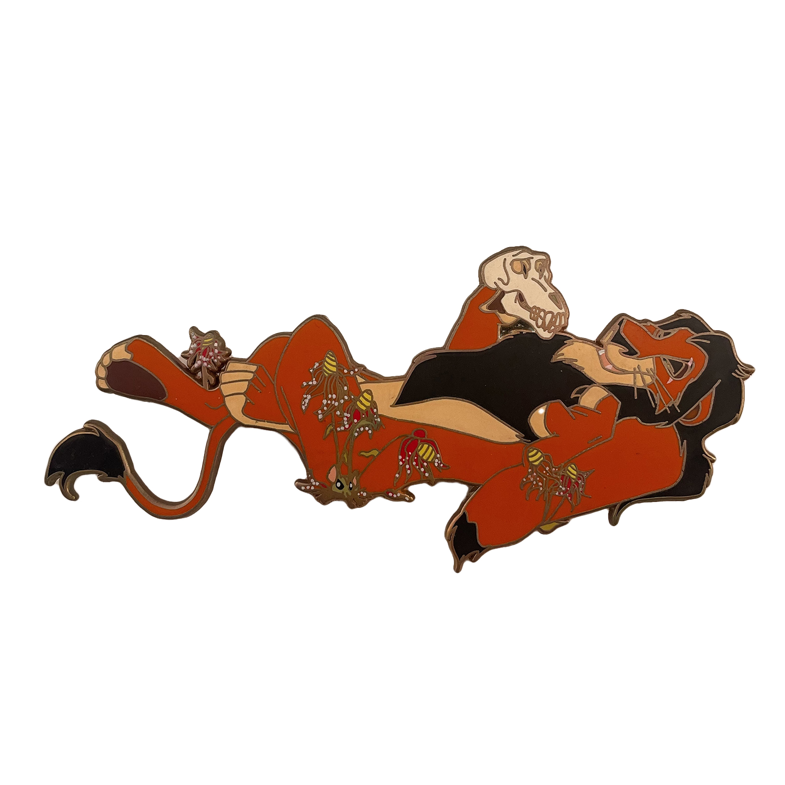 Villainous Scar Hyena Lapel Pin