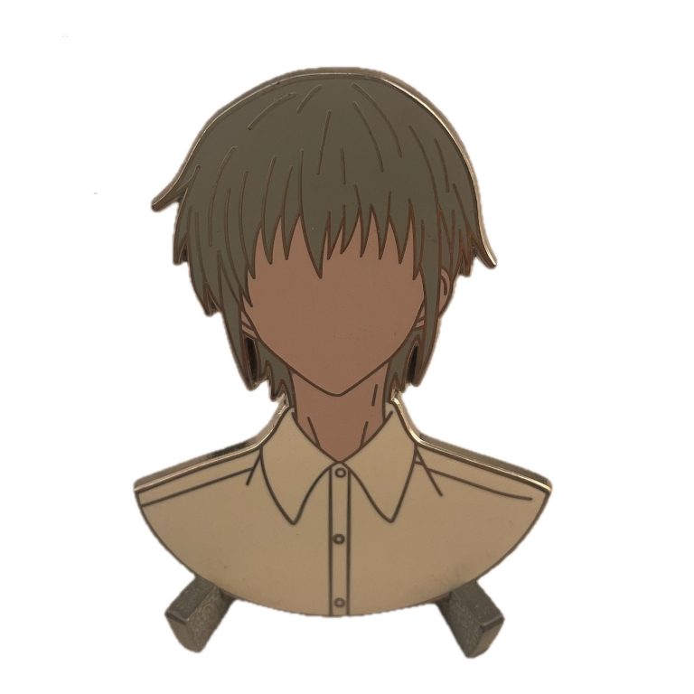 Faceless Anime Boy Enamel Pin