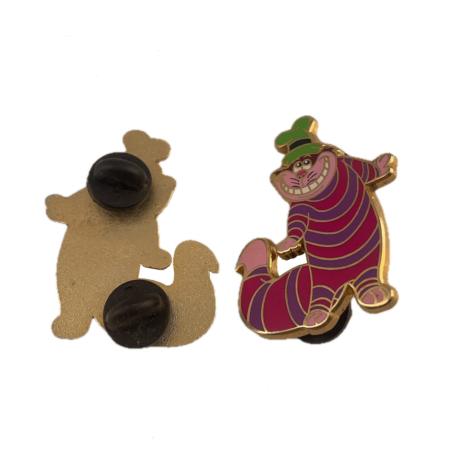 Cheshire Cat Duo Lapel Pin