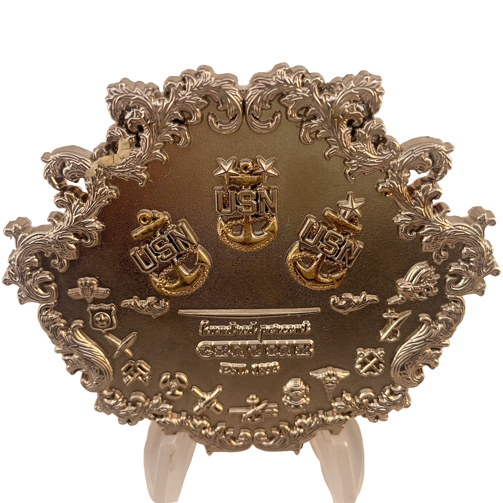 LSU Chiefs Mess CPO Challenge Coin
