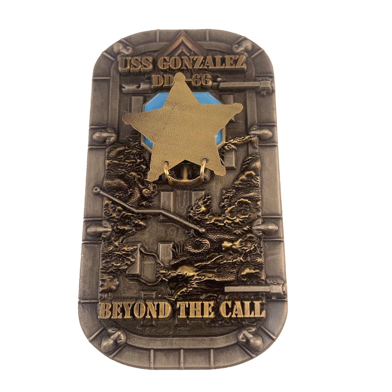 DDG-66 Hinged Challenge Coin