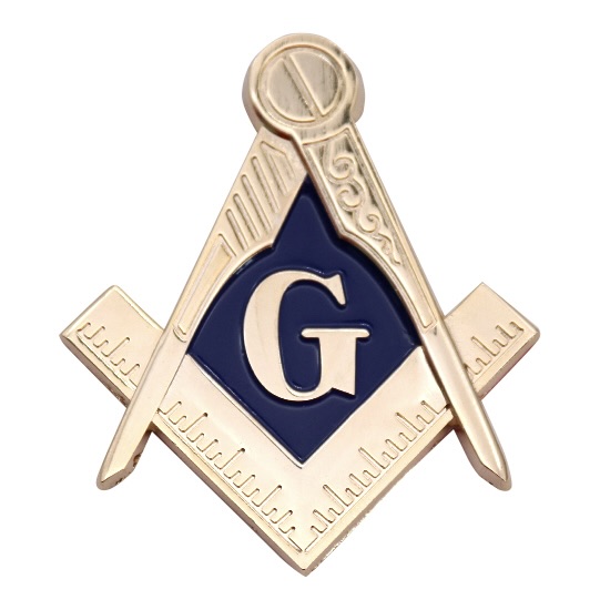 Masonic Square & Compasses Badge