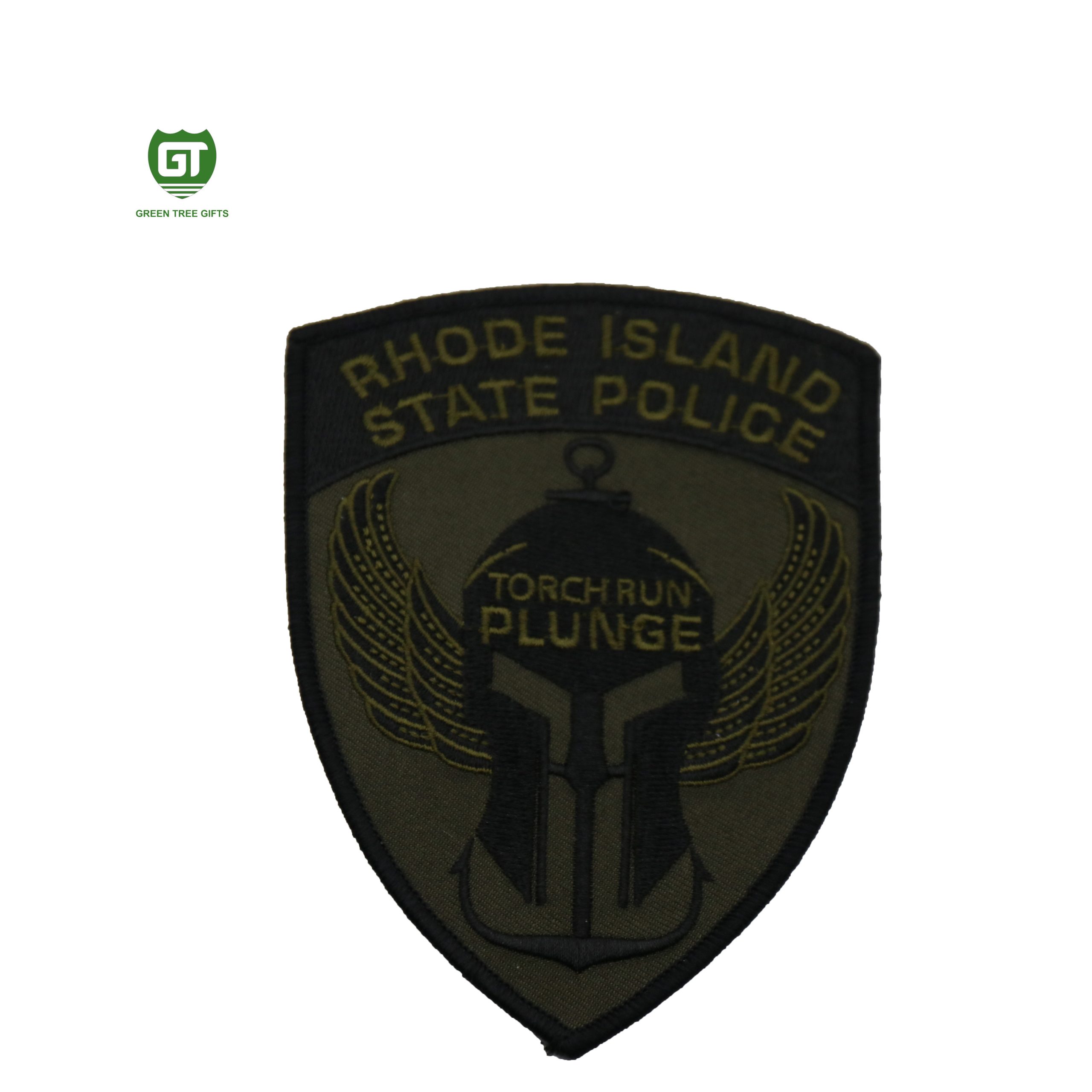 Torch Run Plunge Embroidery Patches