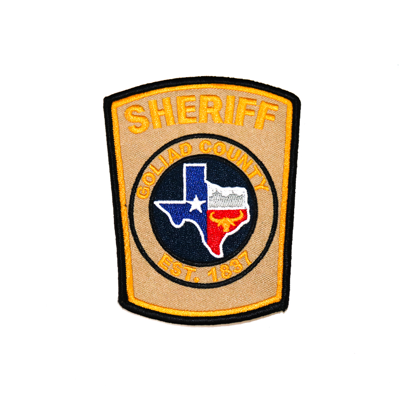 Texas Sheriff 1837 Embroidery Patches