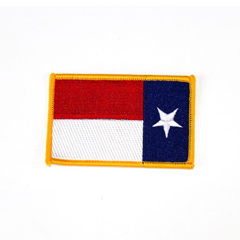 Texas Flag Embroidery Patches