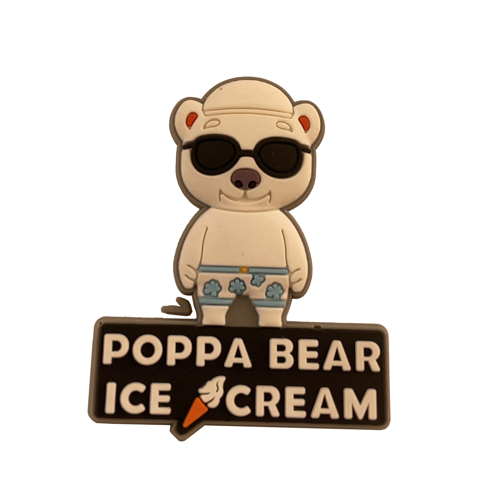 Poppa Bear Ice Cream Badge