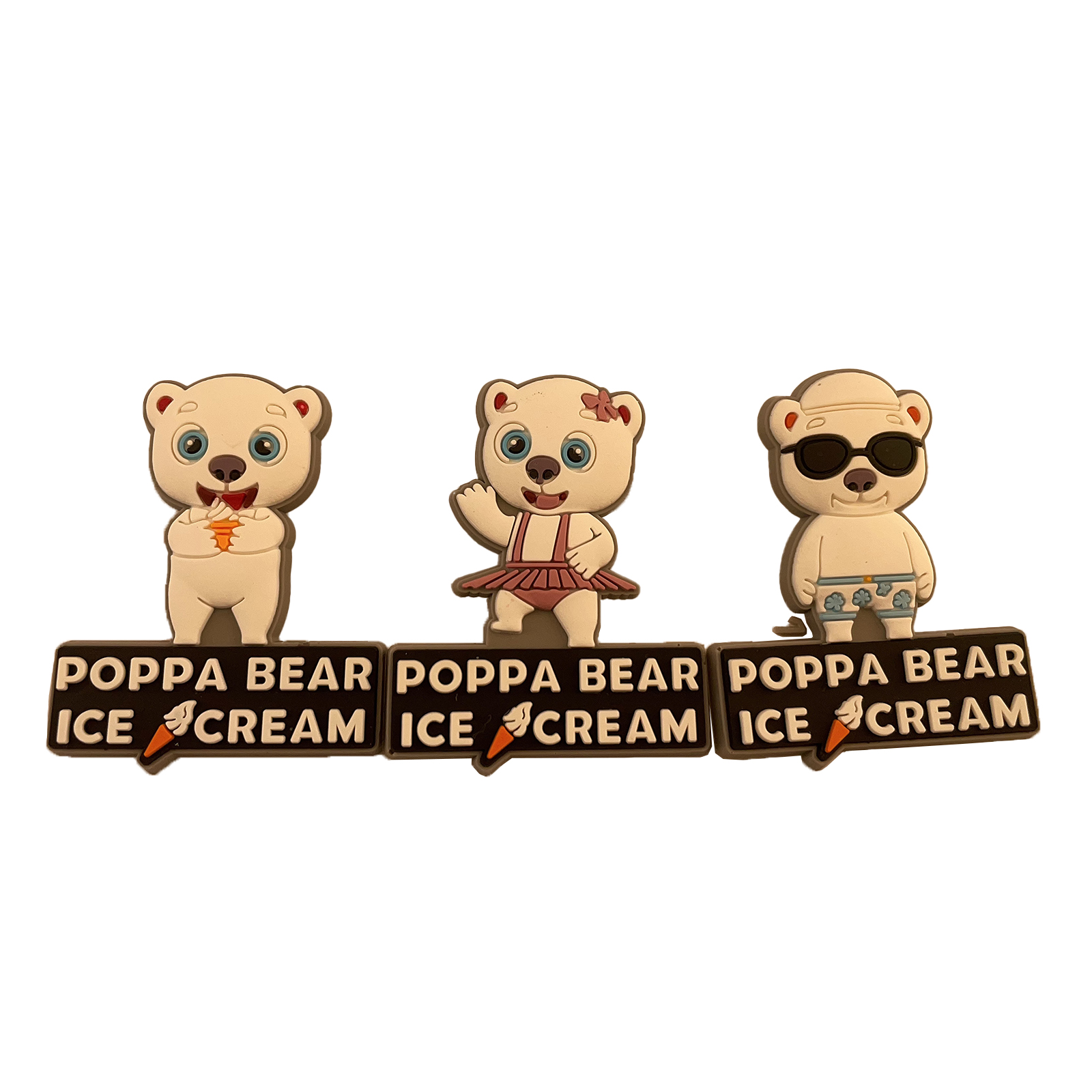 Poppa Bear Ice Cream Badge