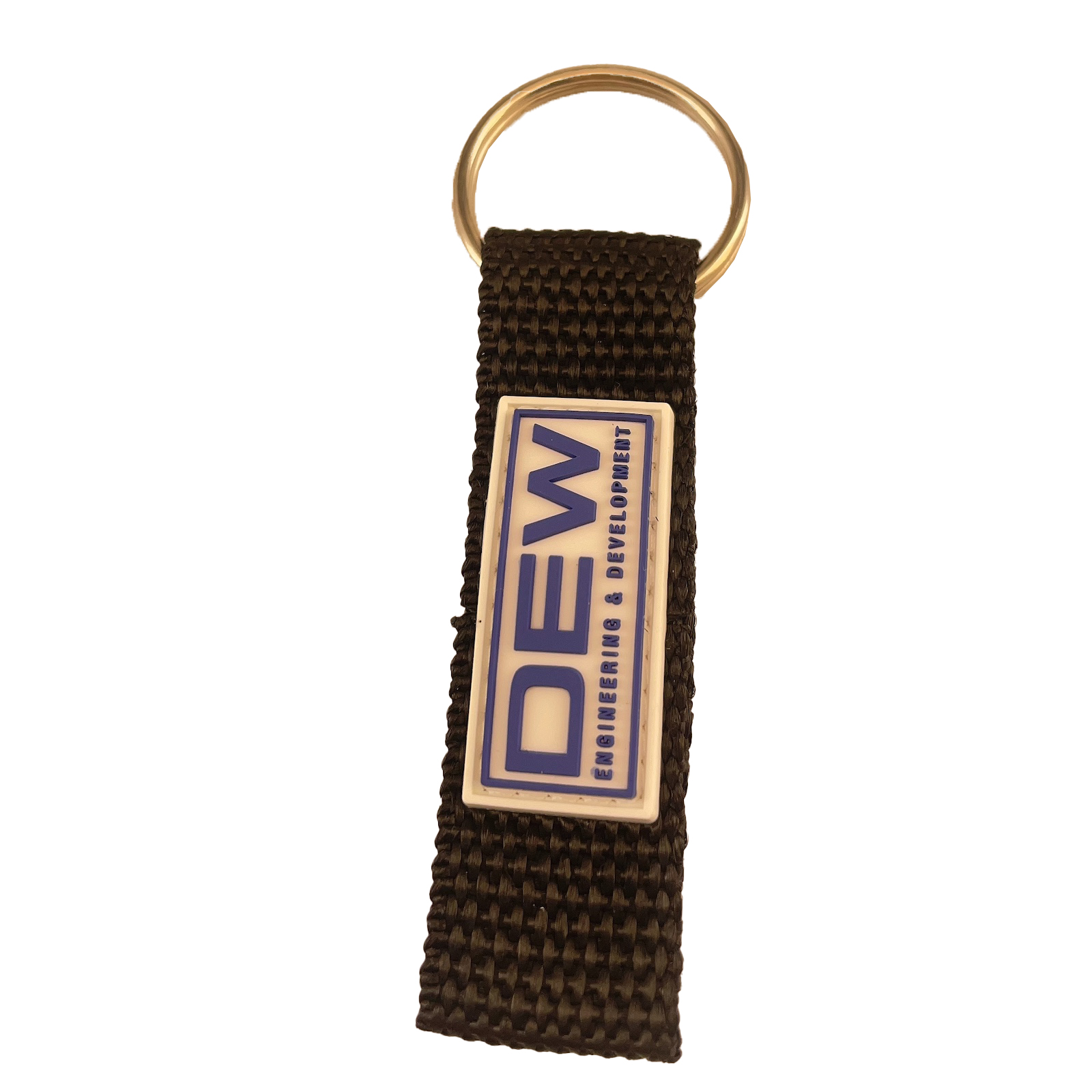 Custom Woven Strap PVC Keychain