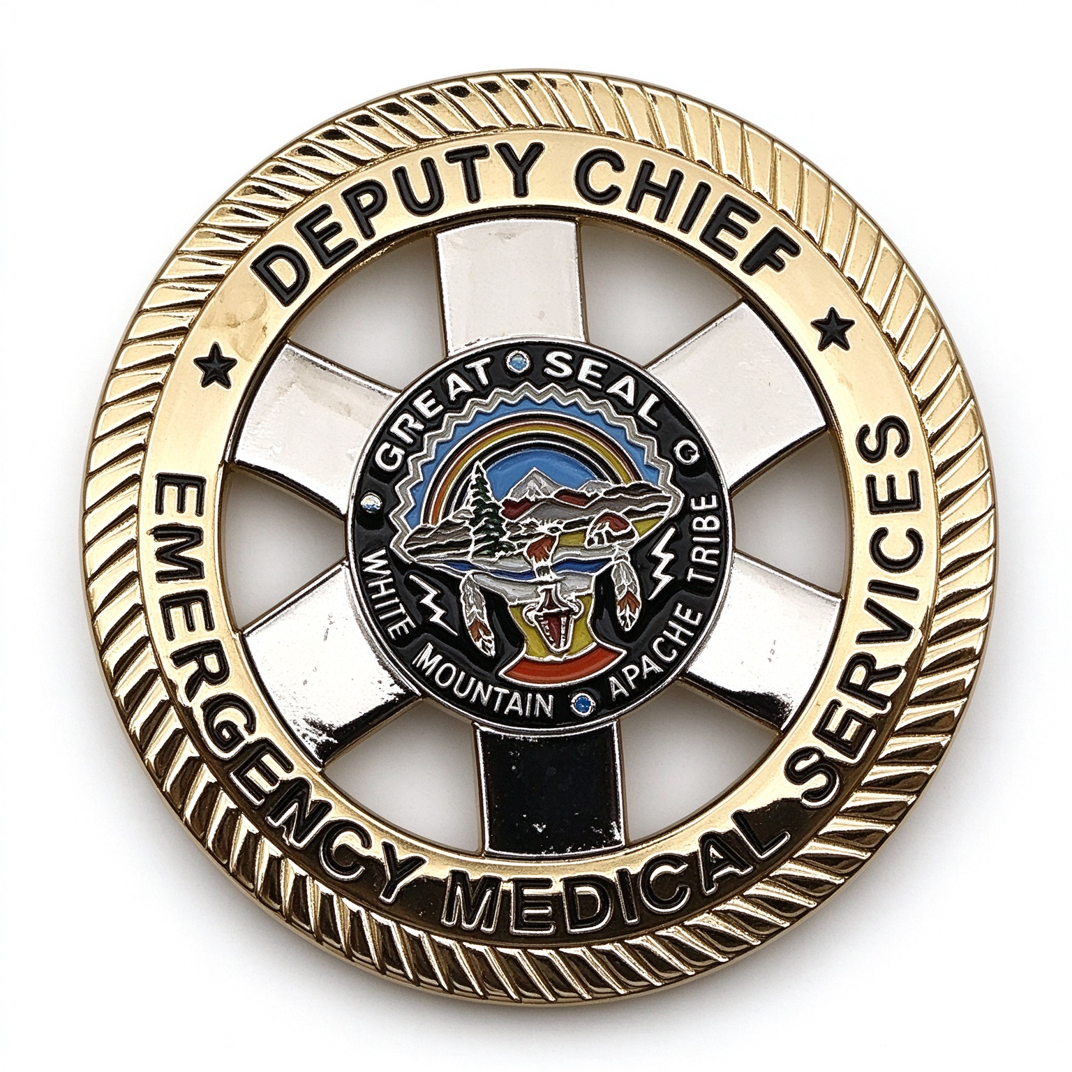 Apache Tribe EMS Deputy Chief Badge