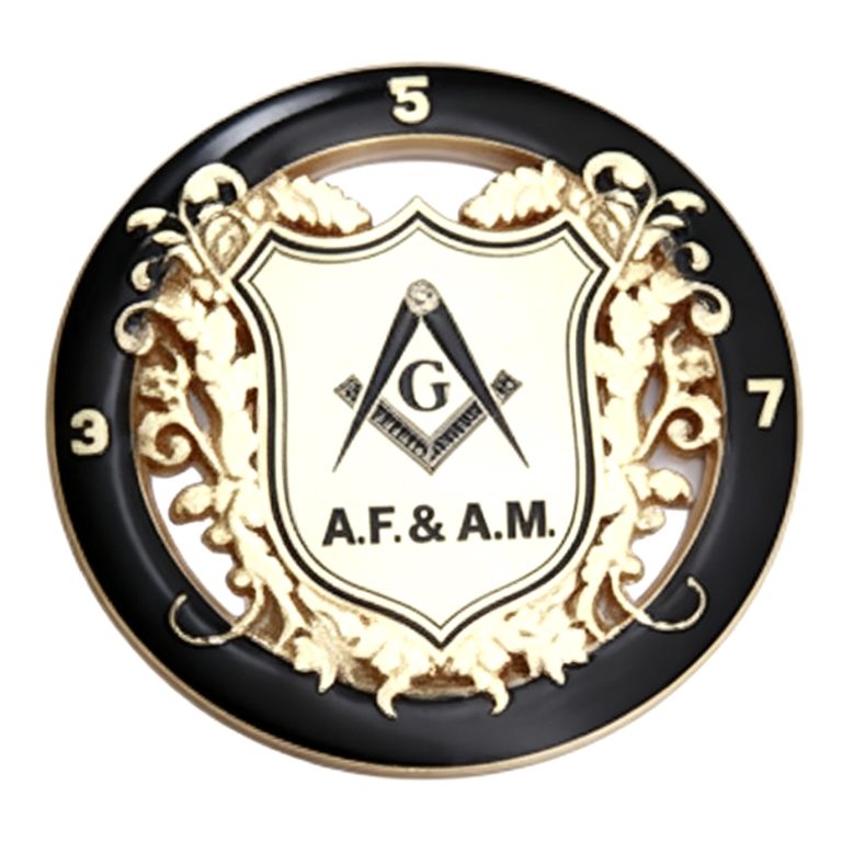 Classic Masonic Lodge Badge