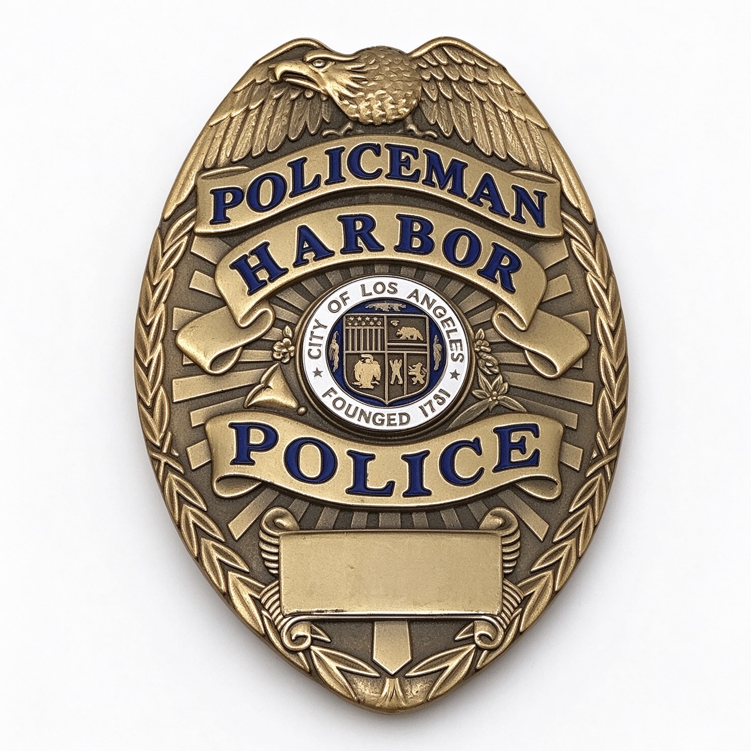 Los Angeles Harbor Police Badge