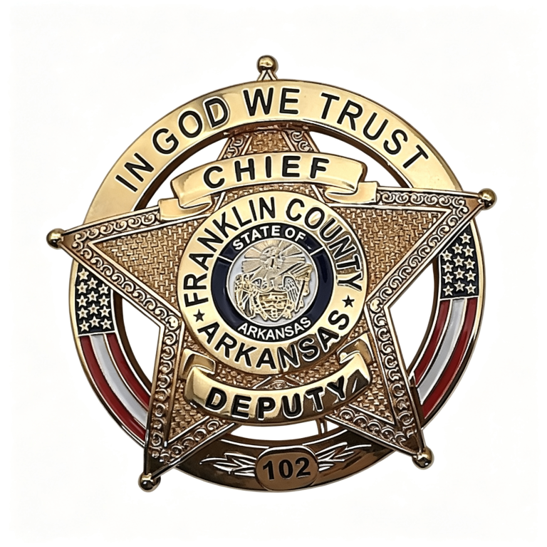Franklin County Sheriff 102 Badge