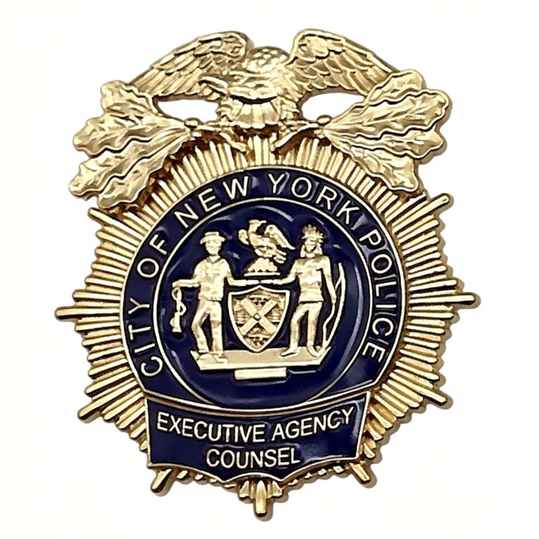 NYPD Executive Agency Counsel Badge