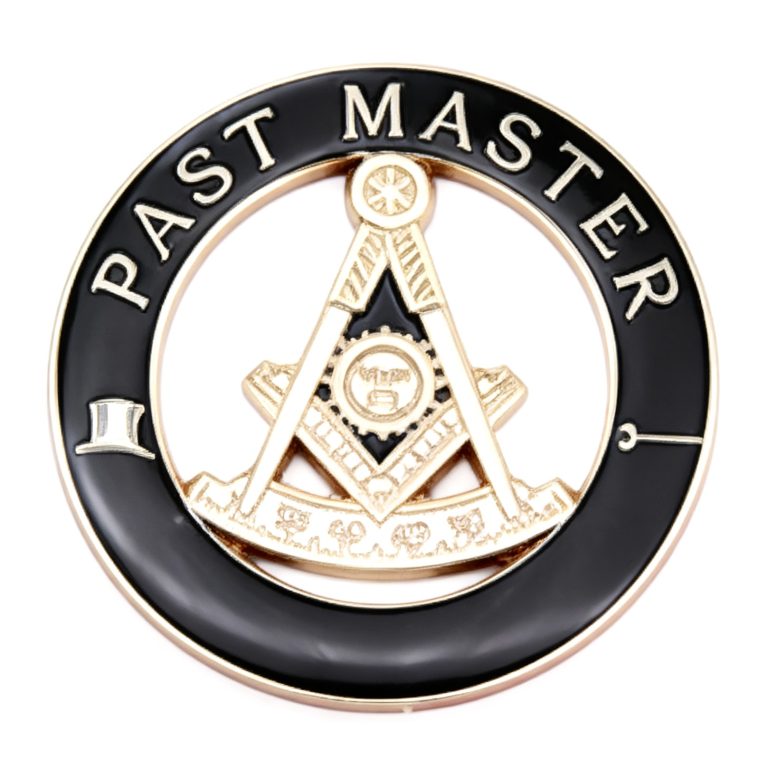 Past Master Masonic Commemorative Badge