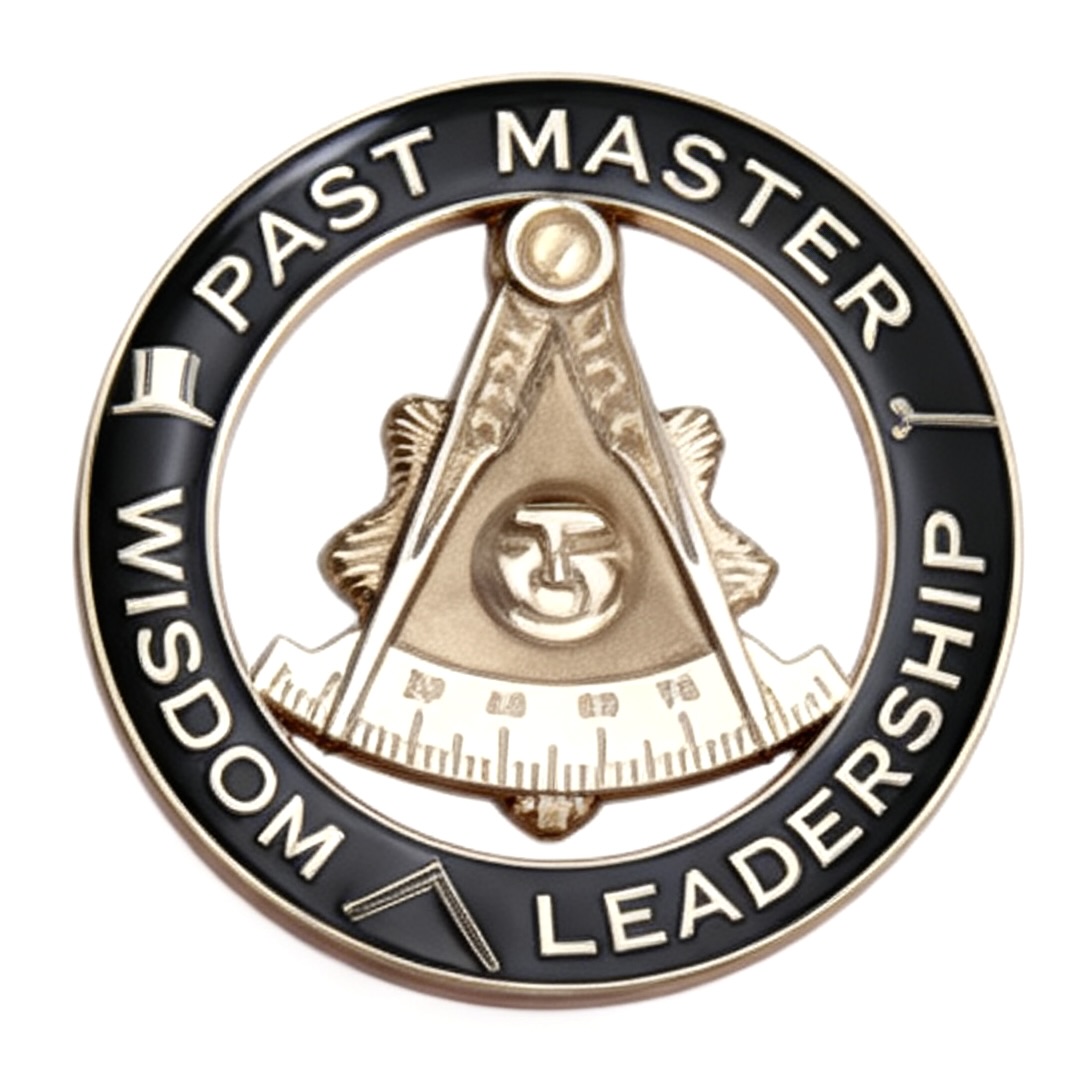 Past Master Masonic Commemorative Badge