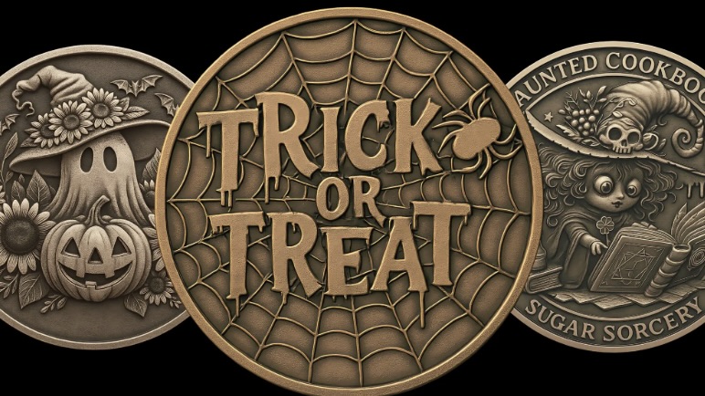 Halloween Challenge Coins