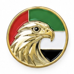 UAE National Pride Phone Pin Badge