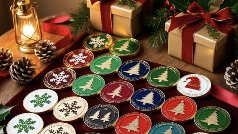Christmas Challenge Coins