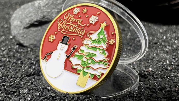 Christmas Challenge Coins