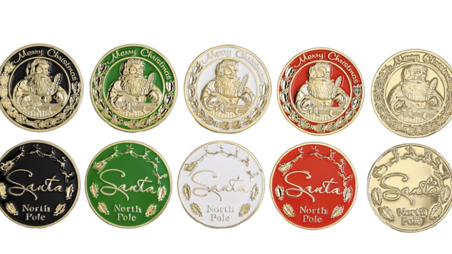 Christmas Challenge Coins